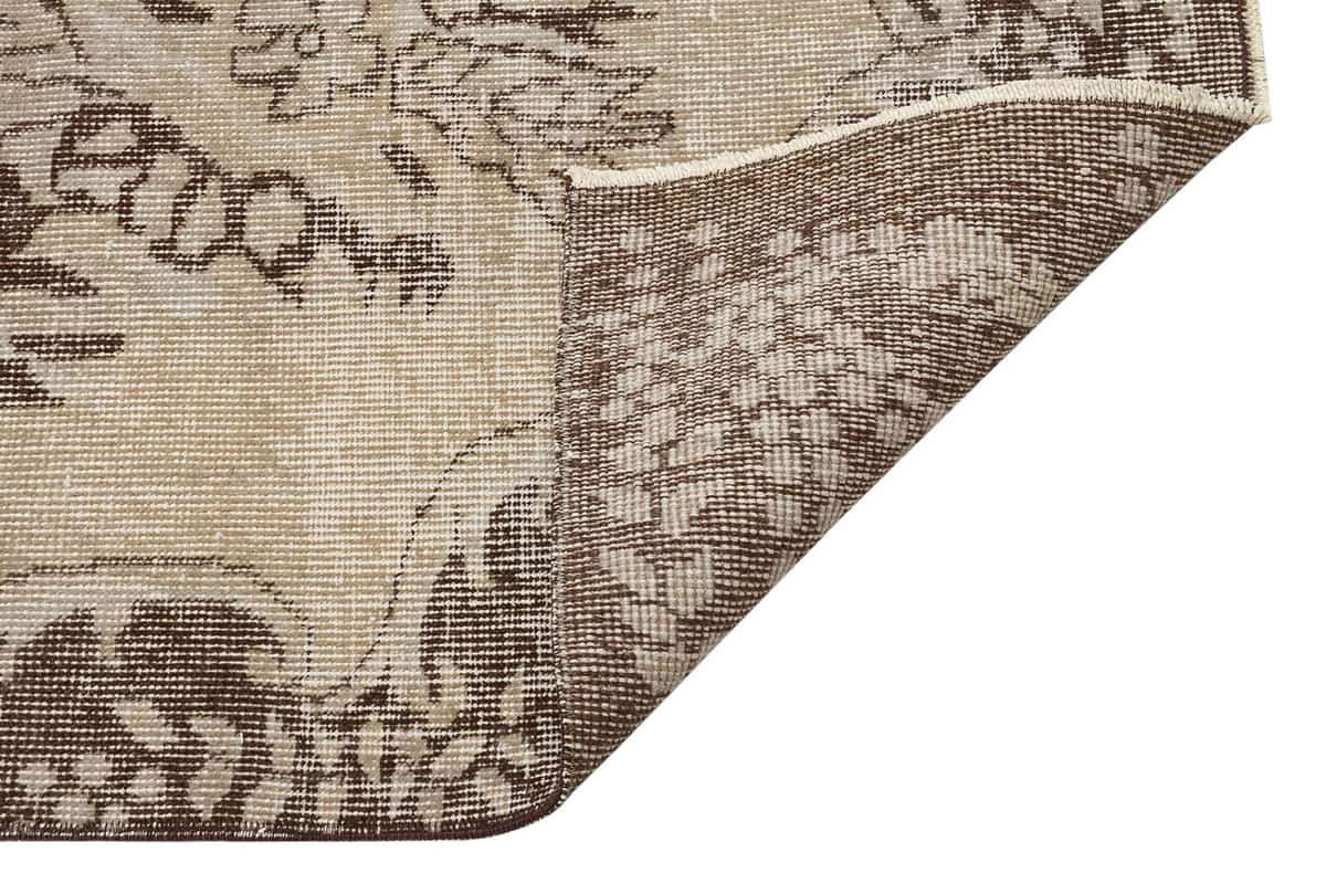 Distressed Handwoven Vintage Rug, detail view 2, handmade rug, SKU F1326