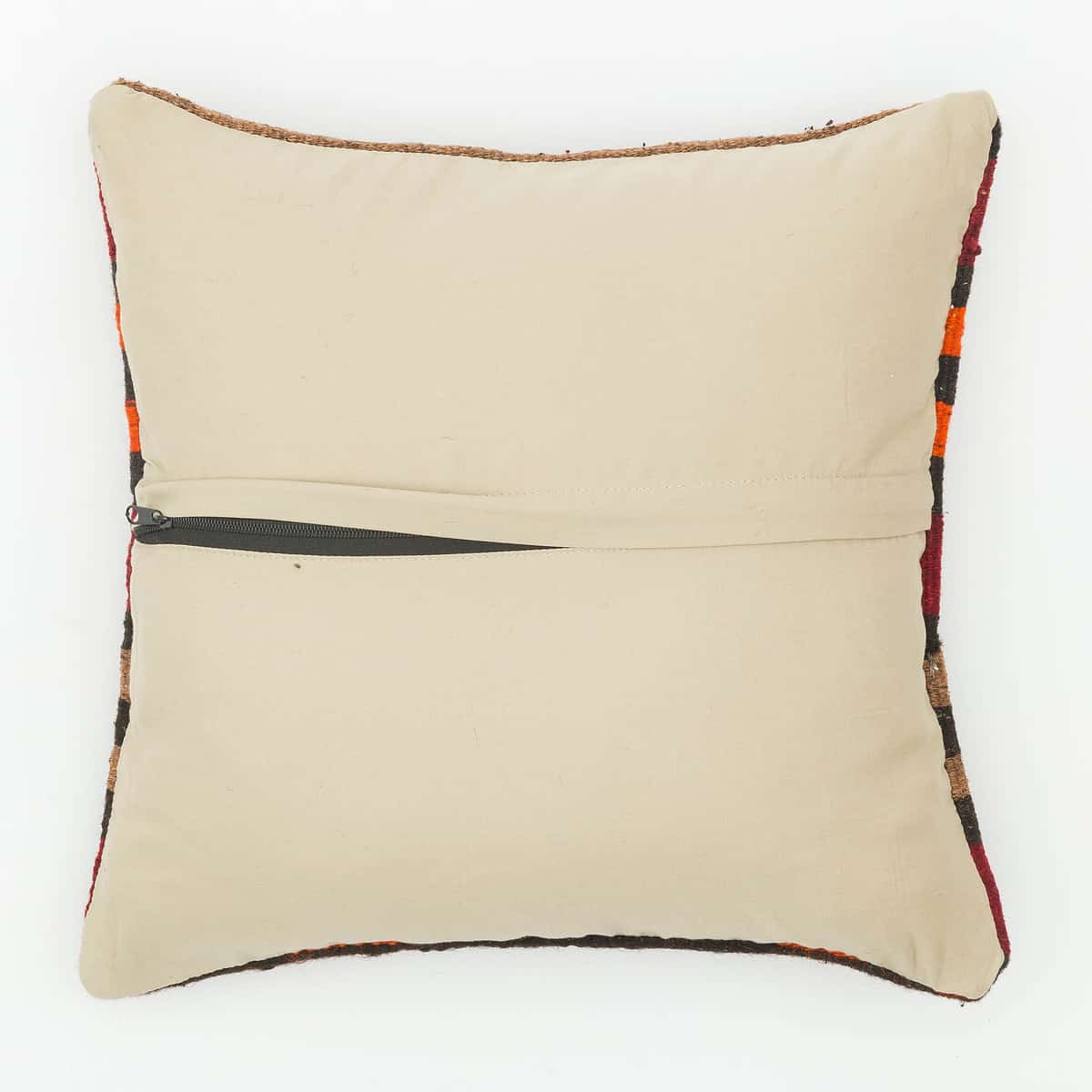 Hand-Woven Pillowcase, detail view 2, kilim rug, SKU 13684