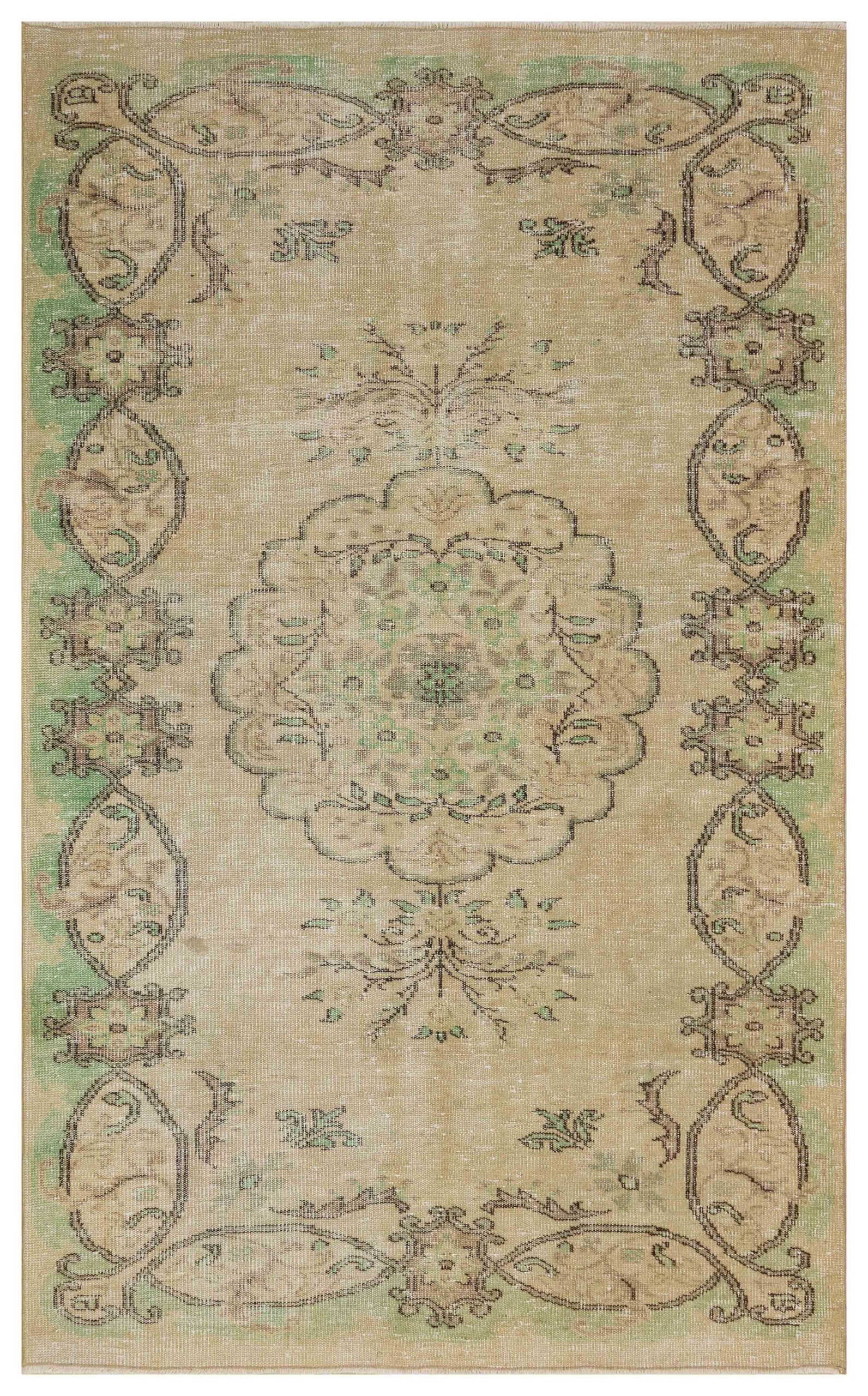 Unique Anatolian Vintage Hand-Woven Distressed Modern Rug, detail view 2, handmade rug, SKU 2739
