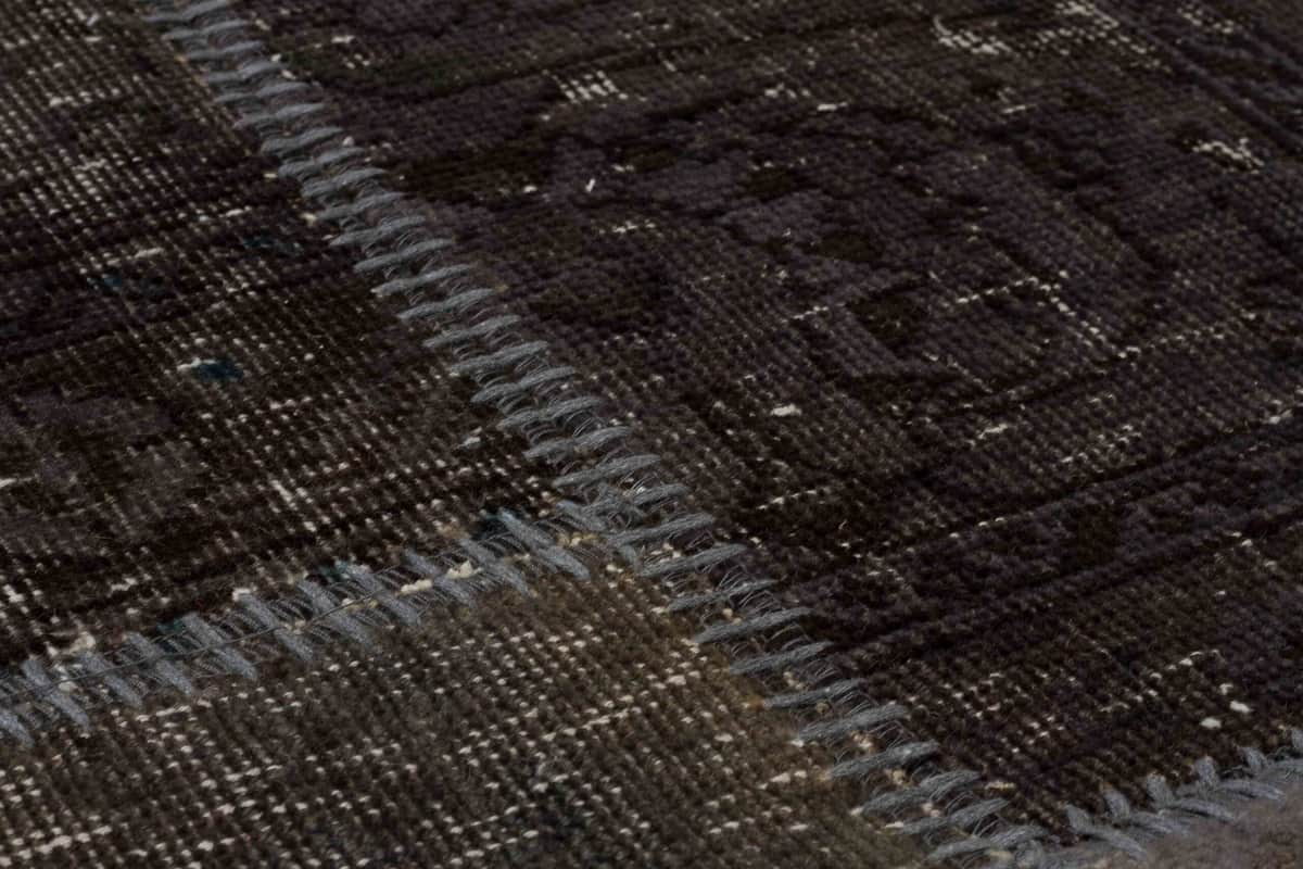 Handcrafted Distressed Patchwork Rug, detail view 5, handmade rug, SKU 5021