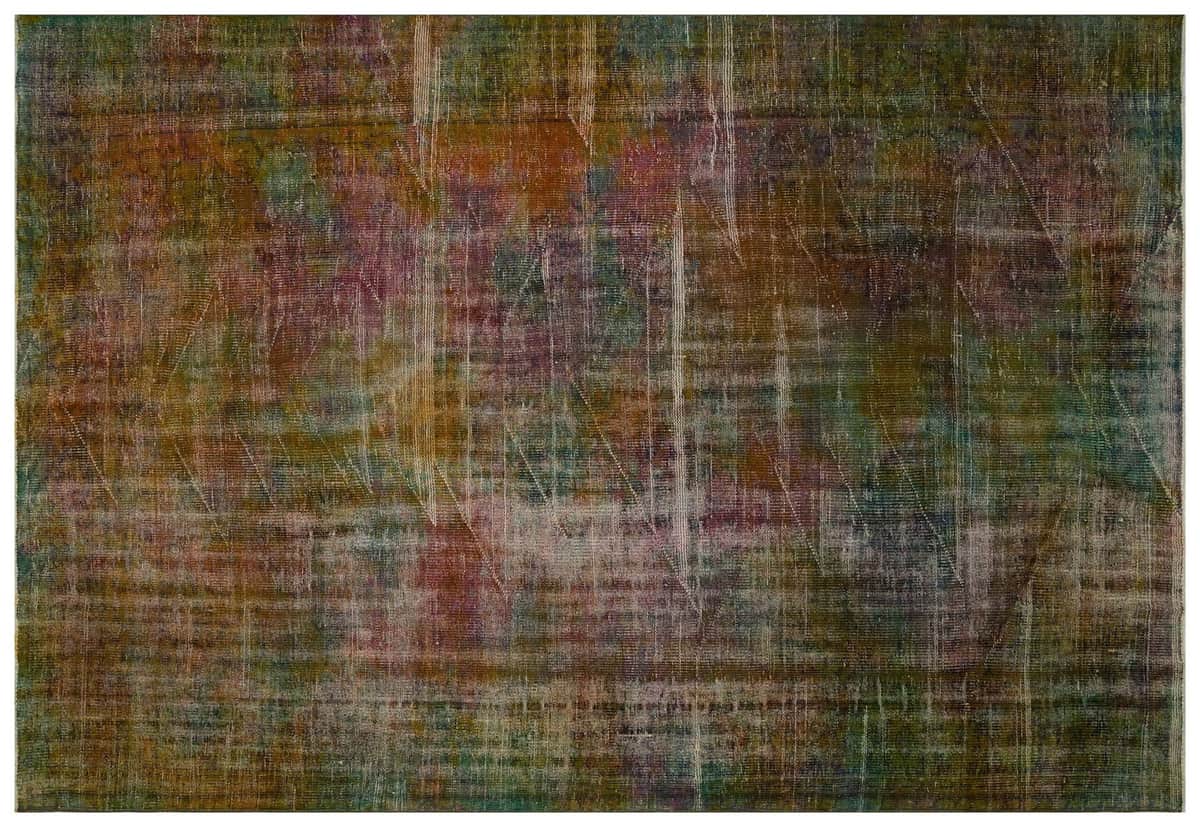 Exclusive Vintage Distressed Hand-Woven Rug, detail view 2, handmade rug, SKU 8589