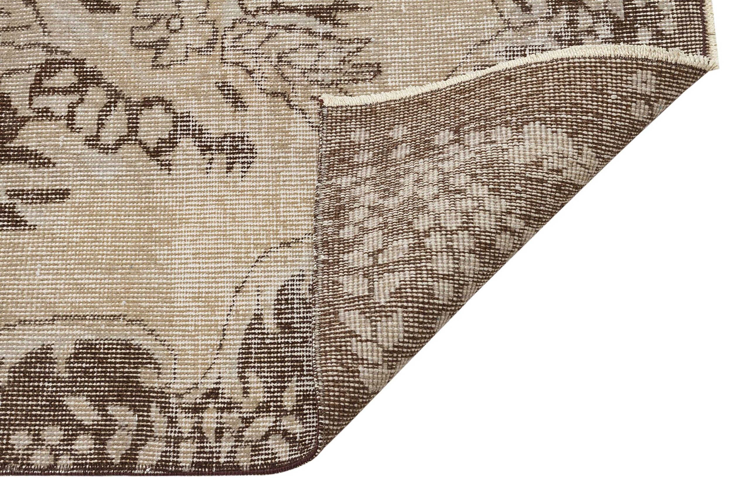 Distressed Handwoven Vintage Rug, detail view 2, handmade rug, SKU F1326