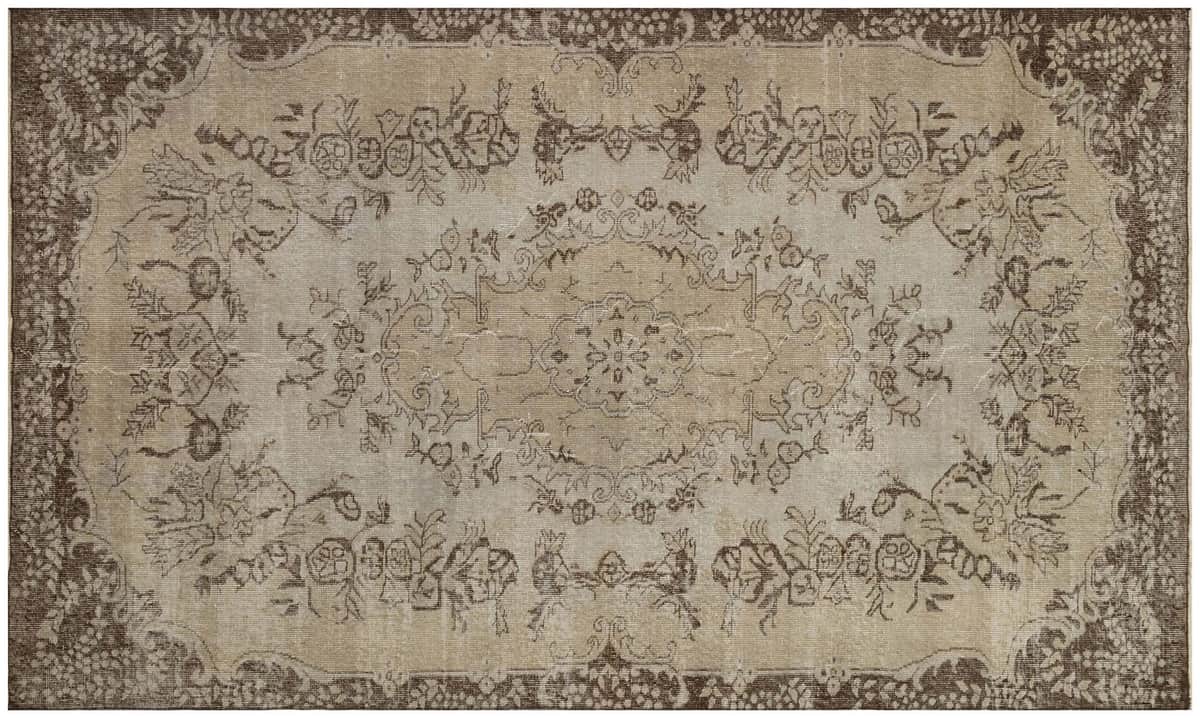 Distressed Handwoven Vintage Rug, detail view 3, handmade rug, SKU F1326
