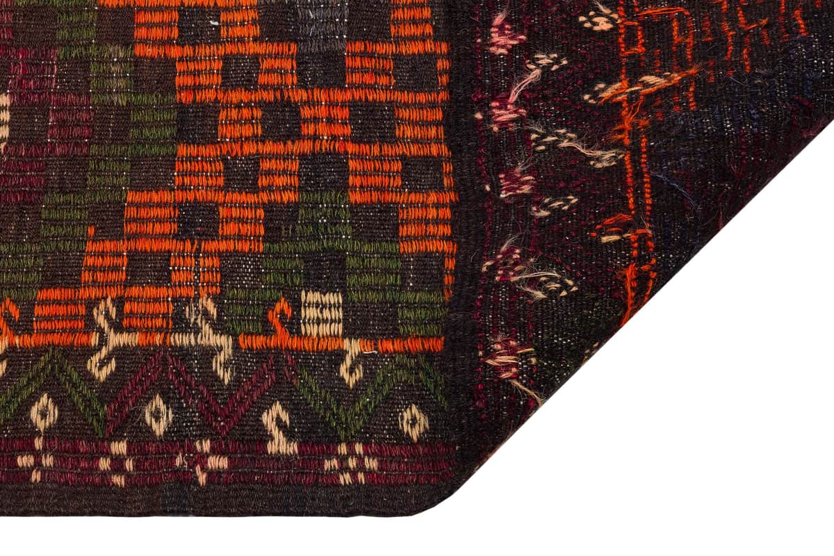 Vintage Wool Kilim, detail view 3, kilim rug, SKU 9863