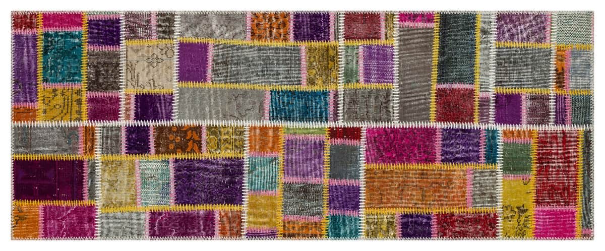 Handwoven Patchwork Rug, detail view 3, handmade rug, SKU 6320