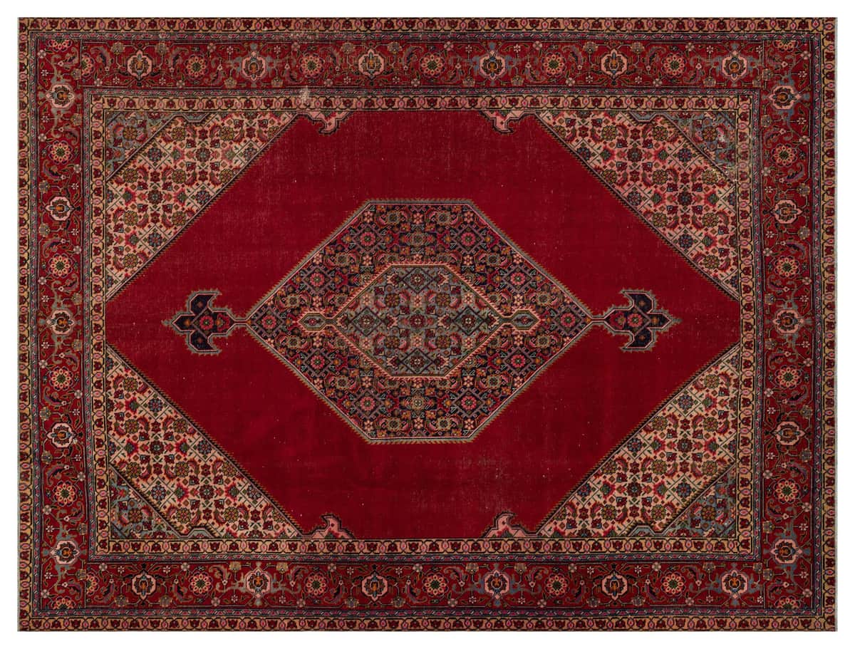 Handmade Bohemian Iranian Rug, detail view 3, vintage rug, SKU 9998