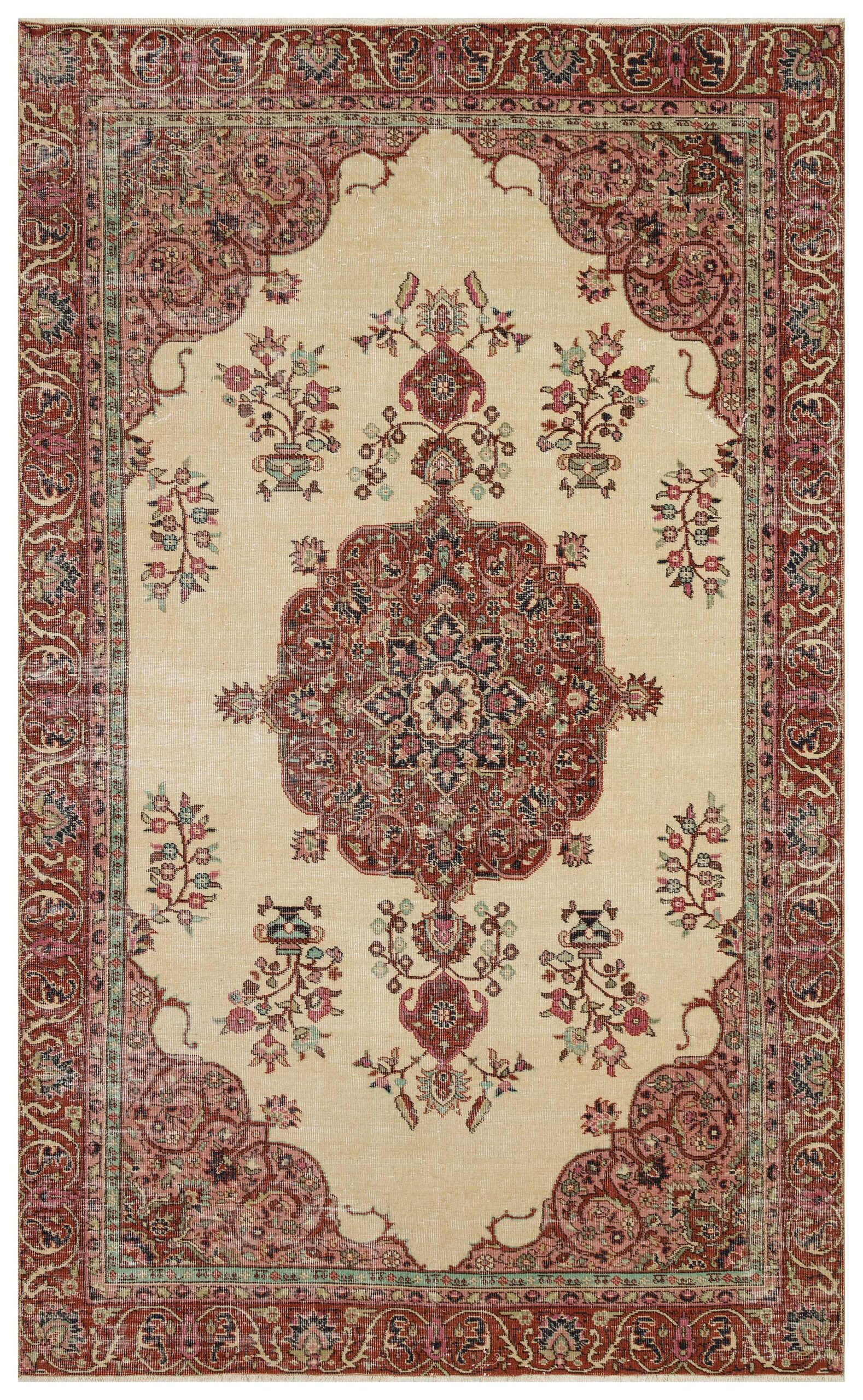 100% Handwoven Vintage Rug, detail view 2, handmade rug, SKU 10142