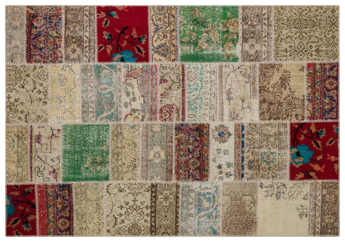 Handmade Antique Wool Rug, detail view 2, handmade rug, SKU 6216