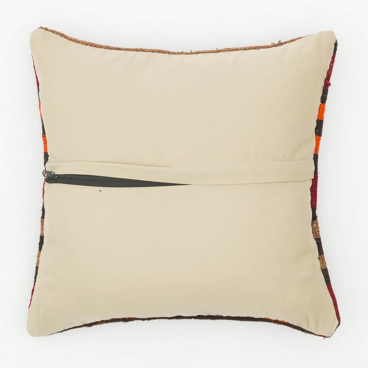 Hand-Woven Pillowcase, detail view 2, kilim rug, SKU 13684