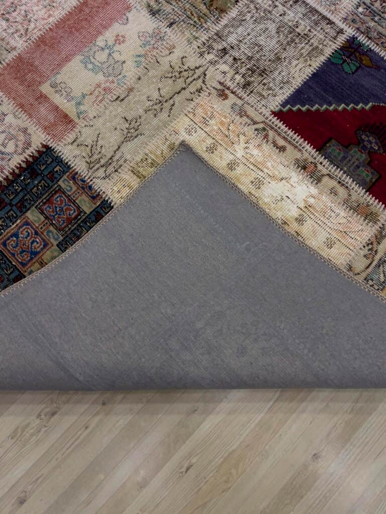 Modern, One-of-a-Kind Custom Patchwork Rug, detail view 3, handmade rug, SKU 4061