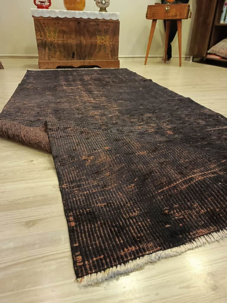 Vintage Wool Rug, detail view 5, handmade rug, SKU 10465