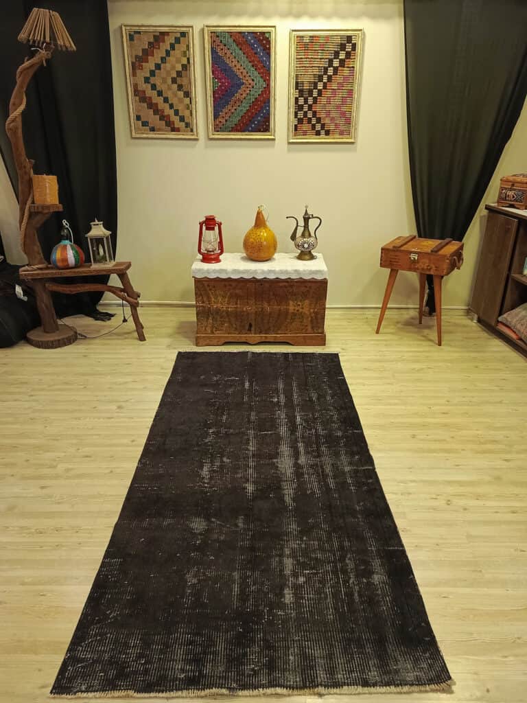 Vintage Wool-Woven Rug, detail view 5, handmade rug, SKU 10466