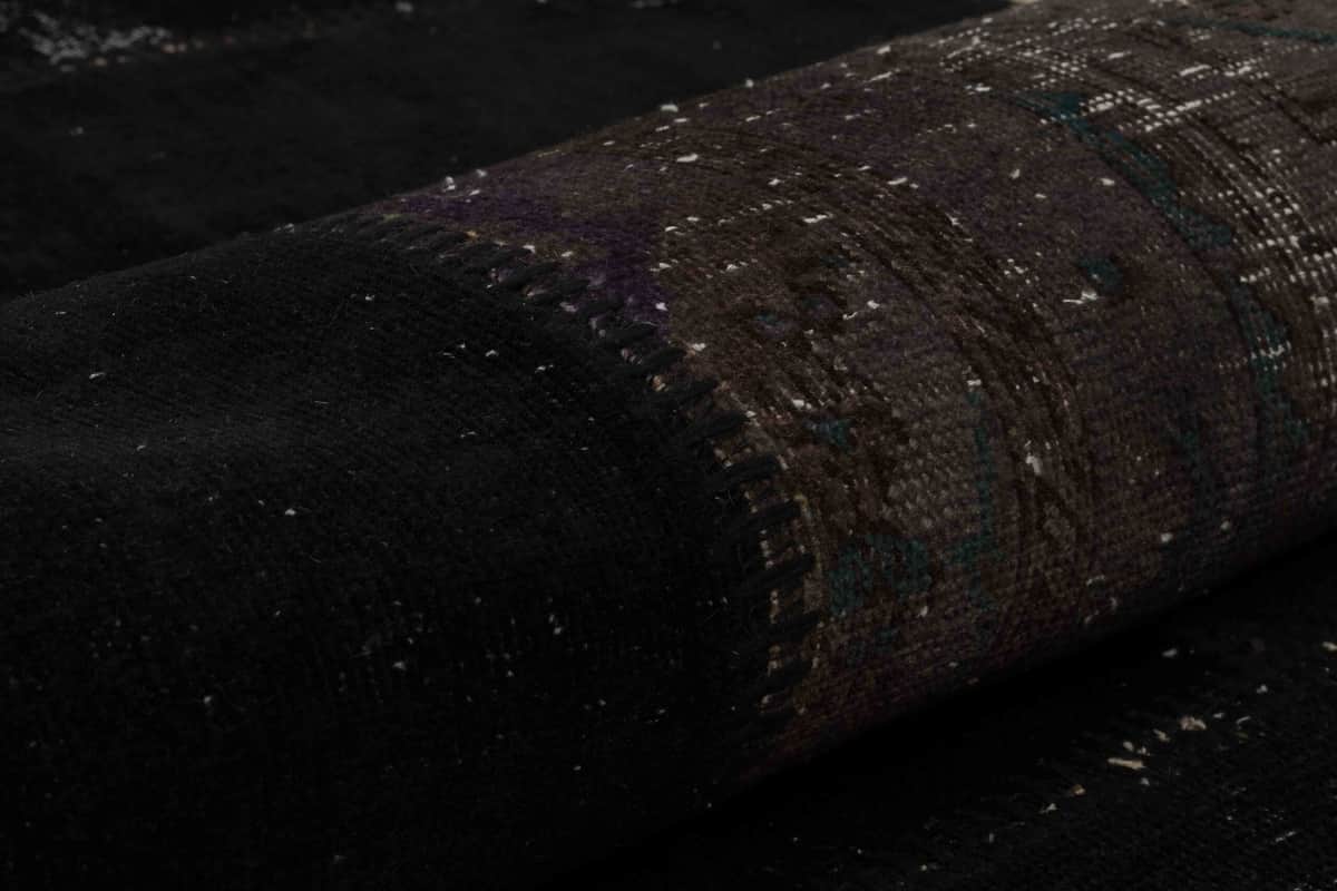 Anatolian-Patterned Distressed Patchwork Rug, detail view 4, handmade rug, SKU 5010