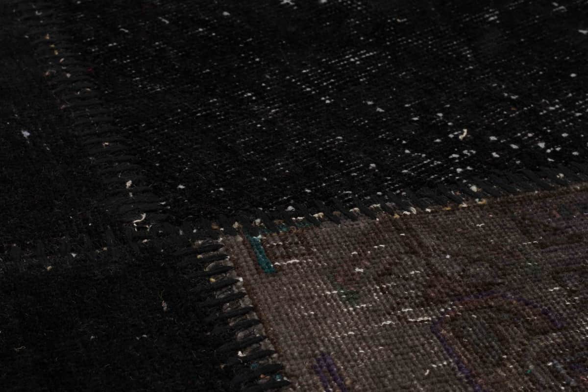 Anatolian-Patterned Distressed Patchwork Rug, detail view 5, handmade rug, SKU 5010