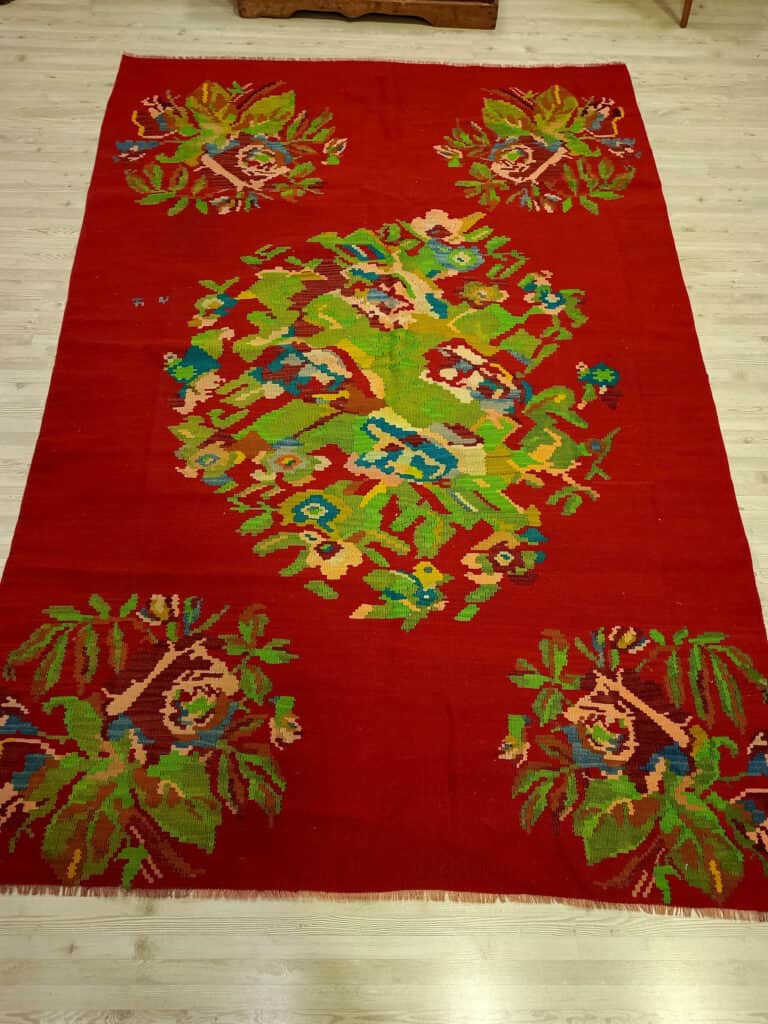 Handmade Anatolian Patchwork Rug, detail view 4, handmade rug, SKU 6420