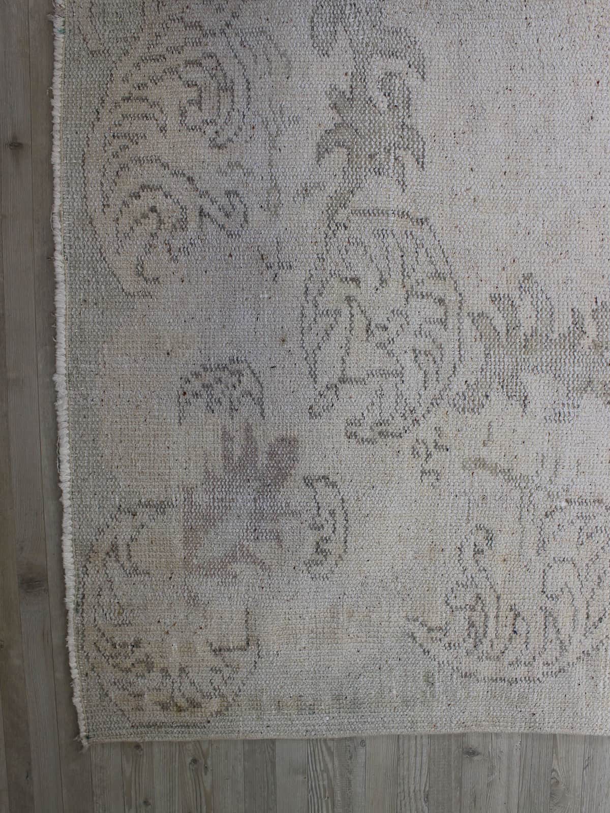 Handmade Wool Rug, detail view 2, vintage rug, SKU 10560