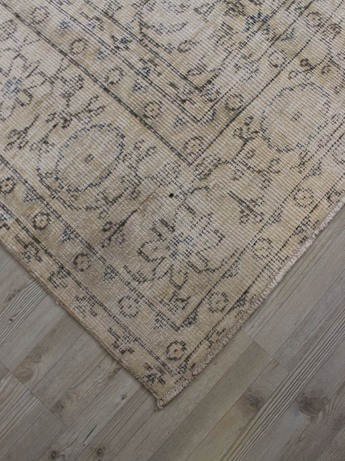 Handmade Wool Rug, Distressed, detail view 3, vintage rug, SKU 10561