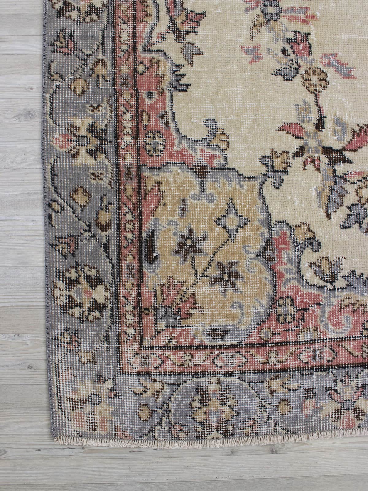 Vintage Rug, detail view 3, handmade rug, SKU 10614
