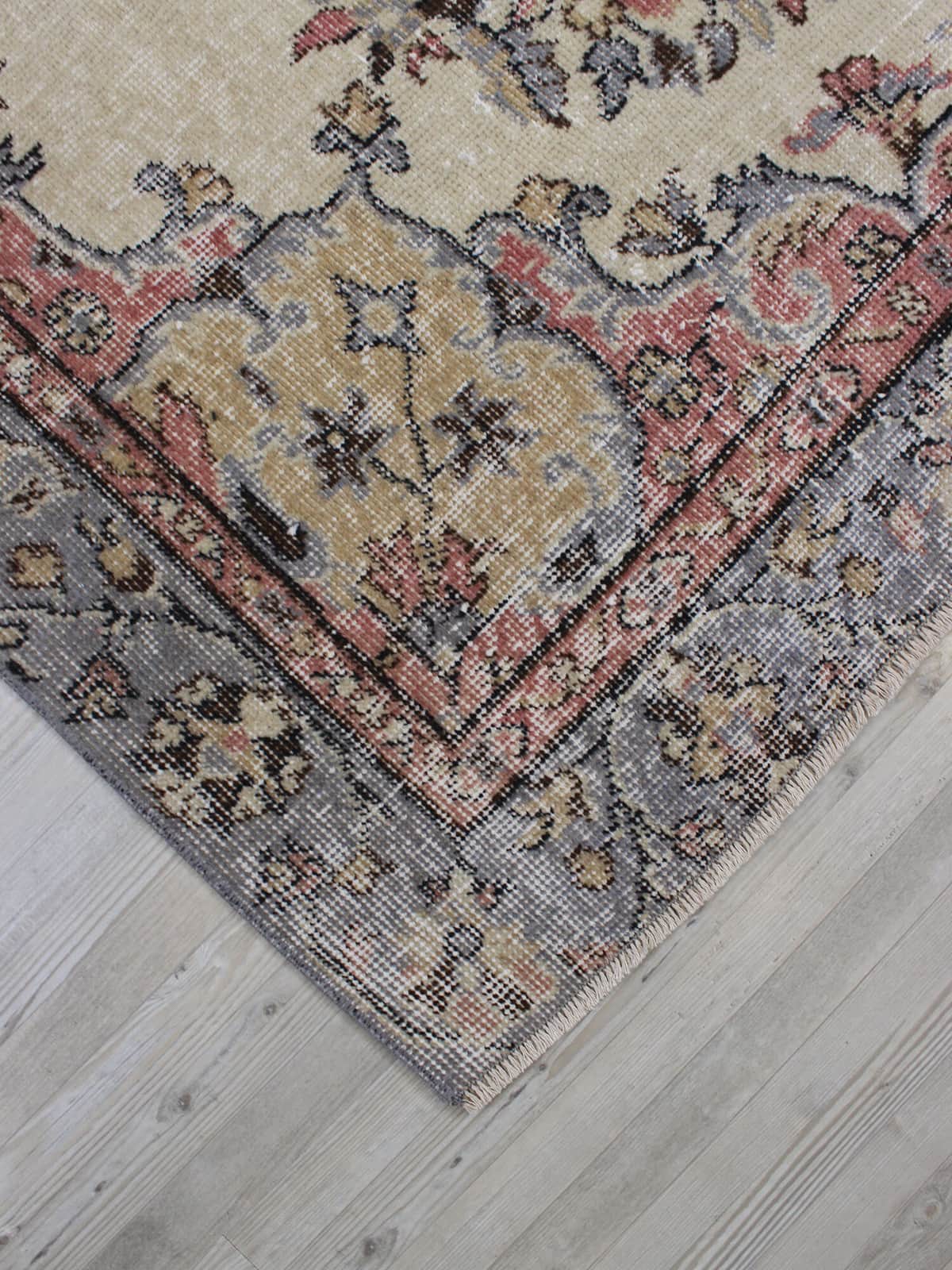 Vintage Rug, detail view 4, handmade rug, SKU 10614