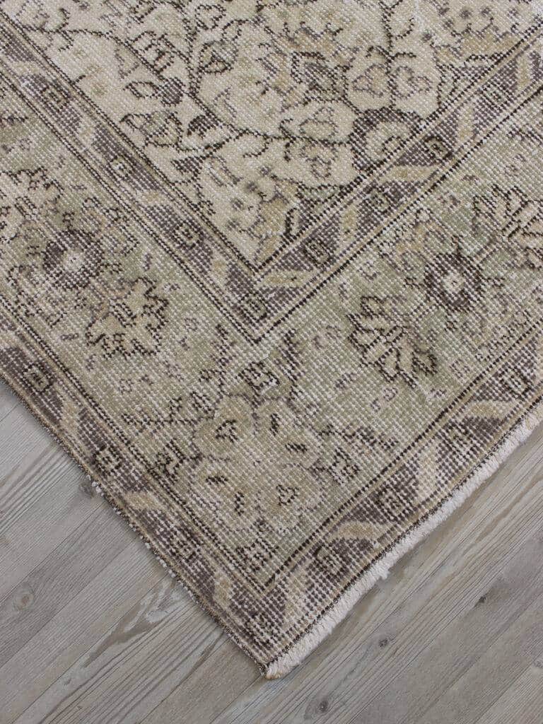 Distressed Wool Handmade Rug, Vintage, detail view 2, handmade rug, SKU 10620