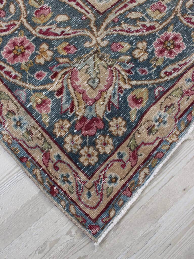 Distressed Wool Vintage Rug, detail view 3, vintage rug, SKU 10625