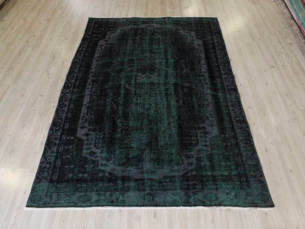 Handmade Distressed Rug, detail view 2, handmade rug, SKU 10659