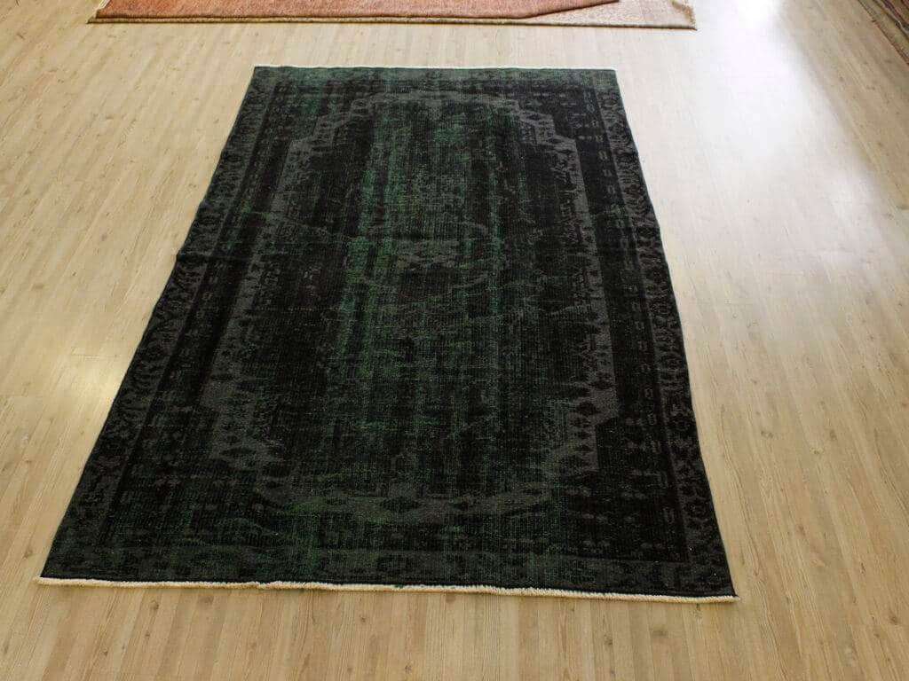Handmade Distressed Rug, detail view 5, handmade rug, SKU 10659