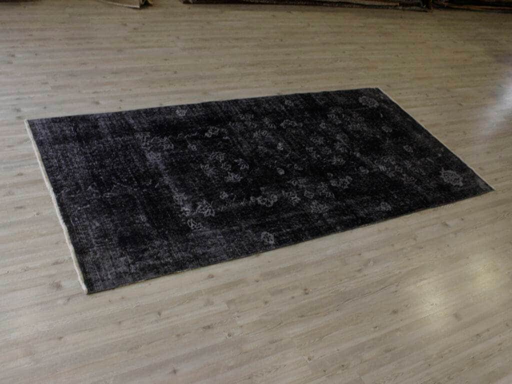 Distressed Hand-Woven Wool Rug, Vintage, detail view 3, handmade rug, SKU 10661