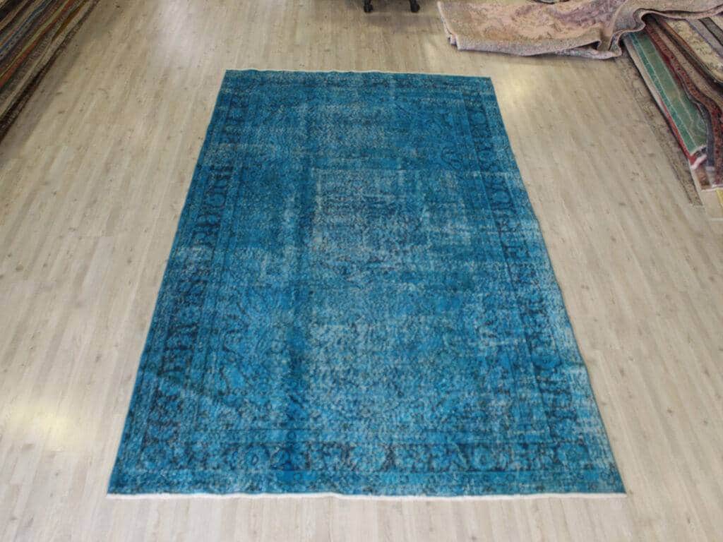 Distressed Vintage Wool Rug, detail view 2, handmade rug, SKU 10662