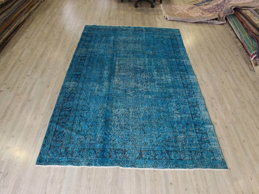 Distressed Vintage Wool Rug, detail view 4, handmade rug, SKU 10662