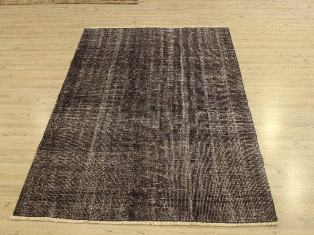 Distressed Wool Handmade Rug, Vintage, detail view 2, handmade rug, SKU 10668