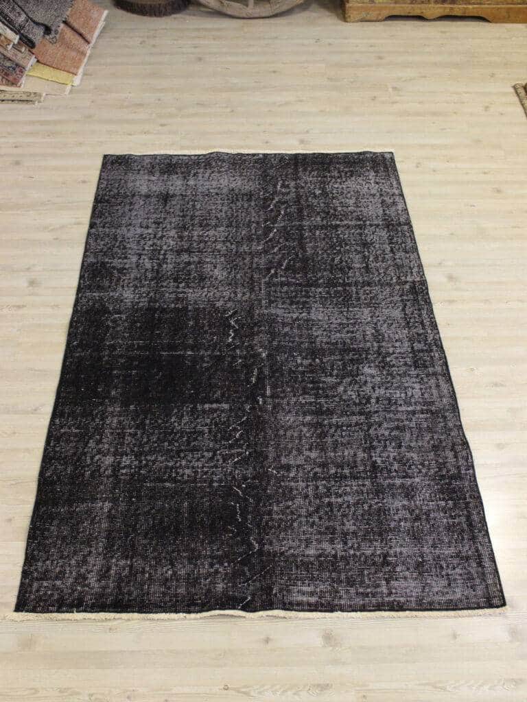 Distressed Wool Vintage Rug, detail view 2, handmade rug, SKU 10689