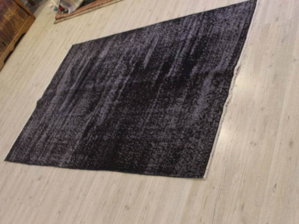 Distressed Handmade Wool Vintage Rug, detail view 3, handmade rug, SKU 10701