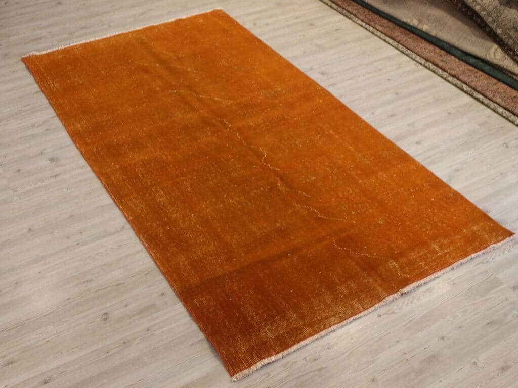 Vintage Hand-Woven Wool Rug, Handmade rug, wool, cotton & silk wool/weave, size 110 × 210 cm, from Van, SKU 10702