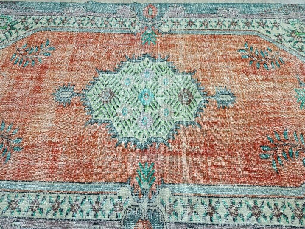 Handwoven Natural Wool Rug, detail view 5, handmade rug, SKU 10824
