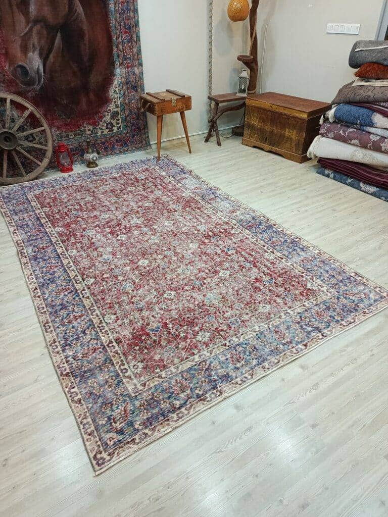 Vintage Natural Wool Rug, detail view 3, vintage rug, SKU 10834