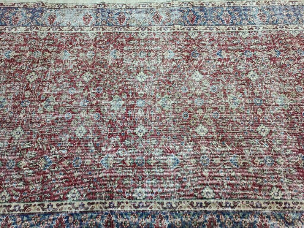 Vintage Natural Wool Rug, detail view 4, vintage rug, SKU 10834