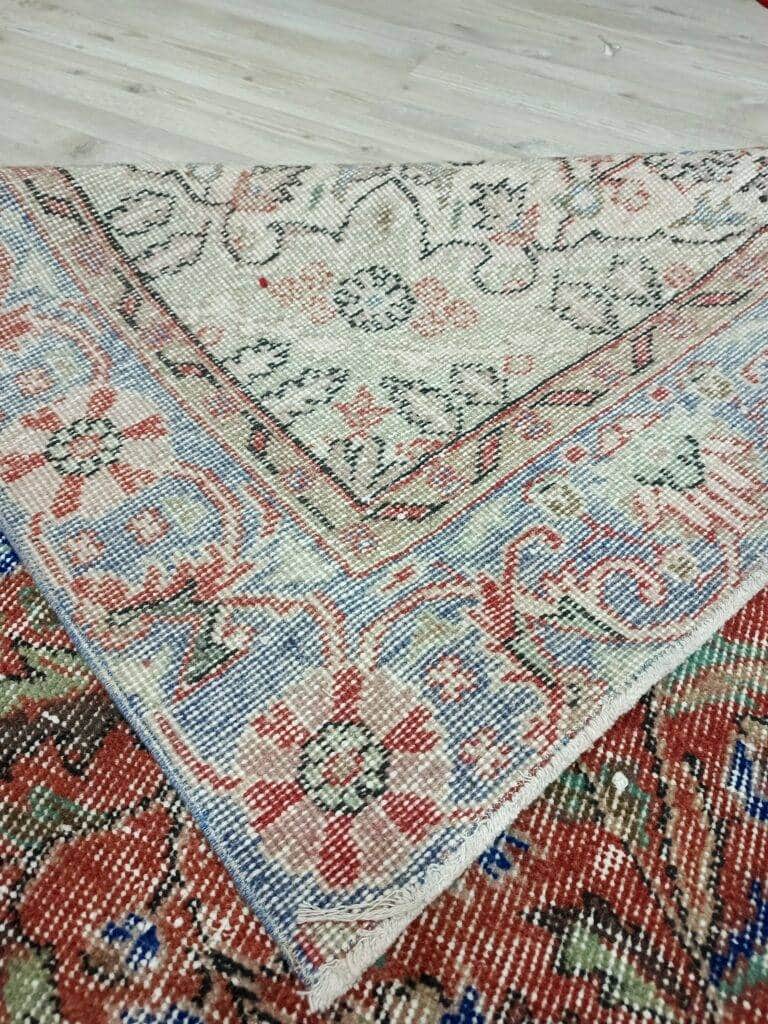 Vintage Handwoven Natural Rug, detail view 4, handmade rug, SKU 10835