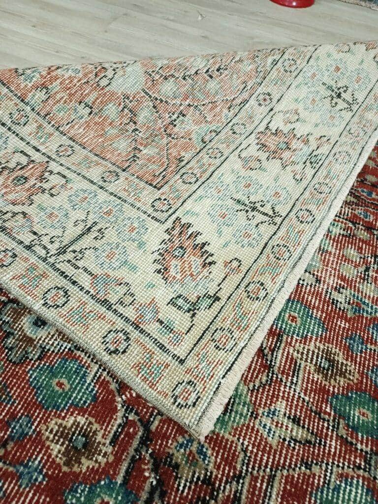 Wool Distressed Rug, detail view 5, handmade rug, SKU 10841