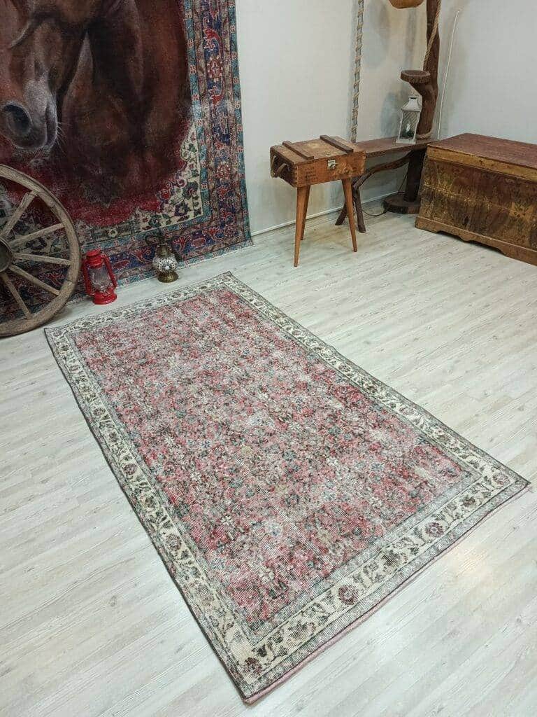 Wool Vintage Rug, detail view 2, vintage rug, SKU 10842