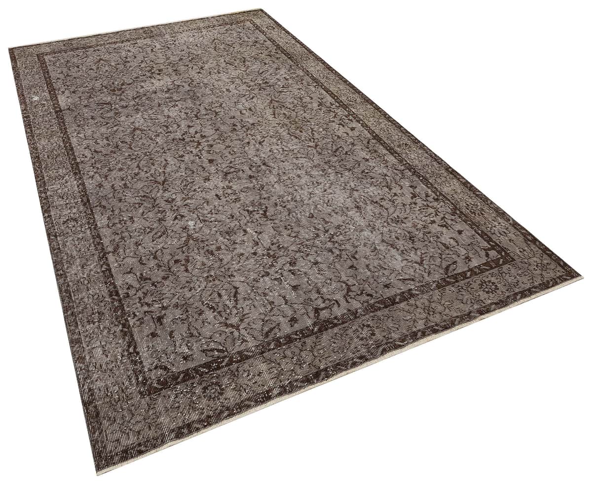 100% Handwoven Vintage Rug, vintage rug, Handmade, hand-knotted cotton, size 176 × 293 cm, from Antalya