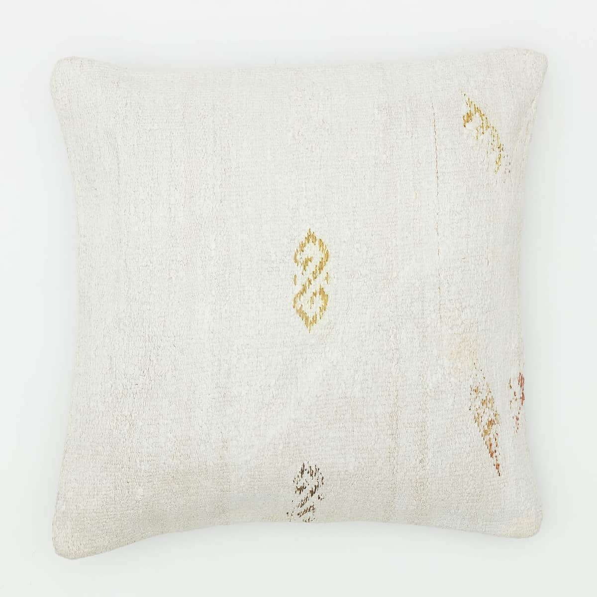 Hand-Woven Pillowcase, vintage rug, Kilim, hand-knotted silk, size 50 × 50 cm, from Gaziantep