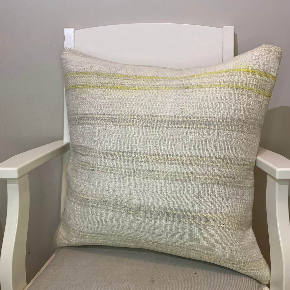 Hand-Woven Pillowcase, vintage rug, Kilim, hand-knotted cotton, size 50 × 50 cm, from Gaziantep
