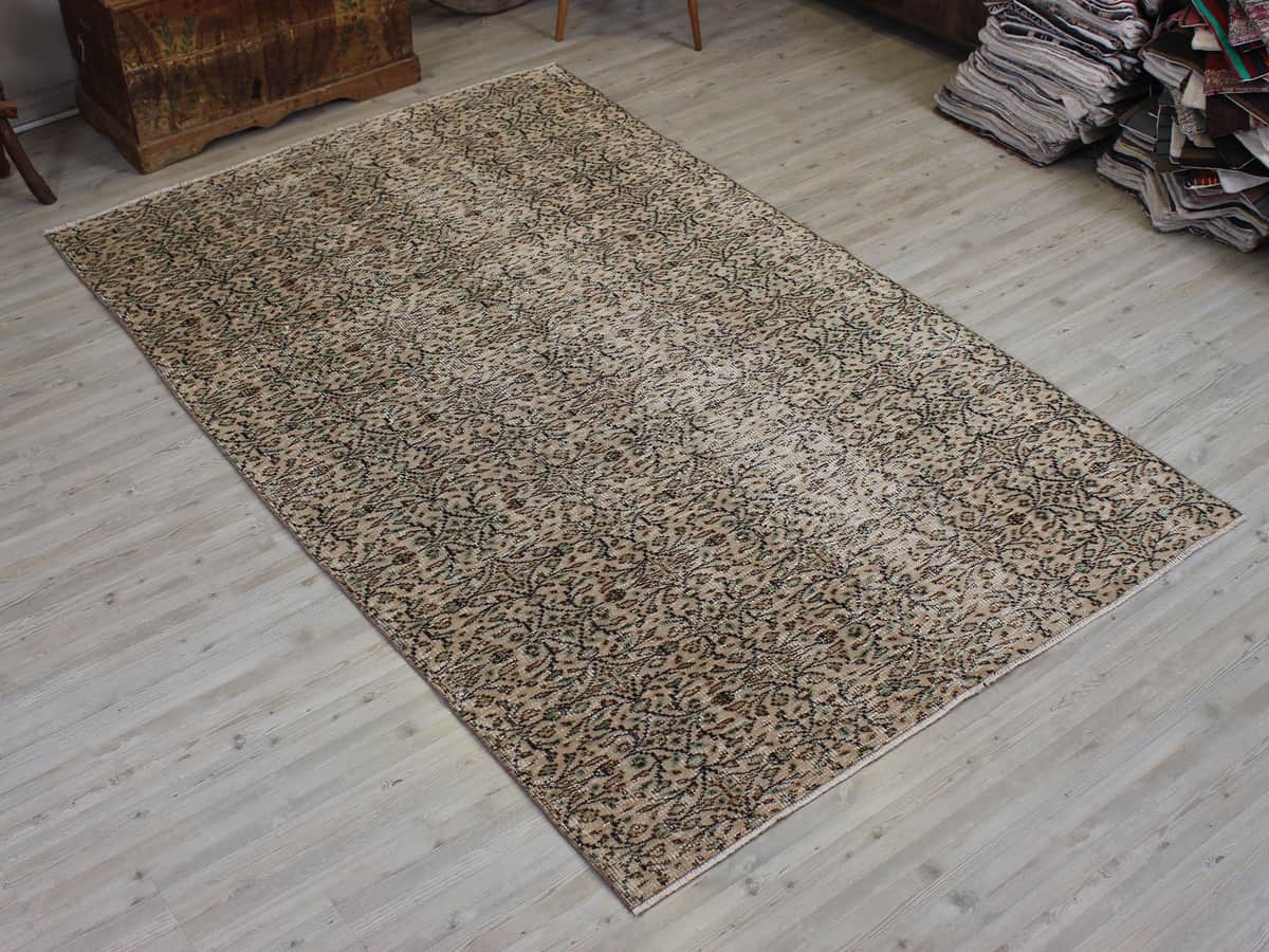 Handmade Rug, vintage rug, Handmade, hand-knotted wool & silk, size 162 × 250 cm, from Ladik