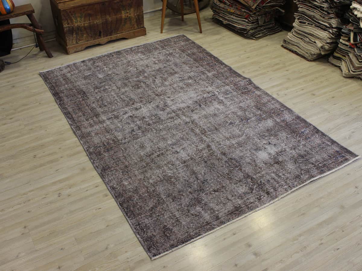 Handmade Wool Rug, vintage rug, Handmade, hand-knotted wool, cotton & silk, size 161 × 245 cm, from Cappadocia