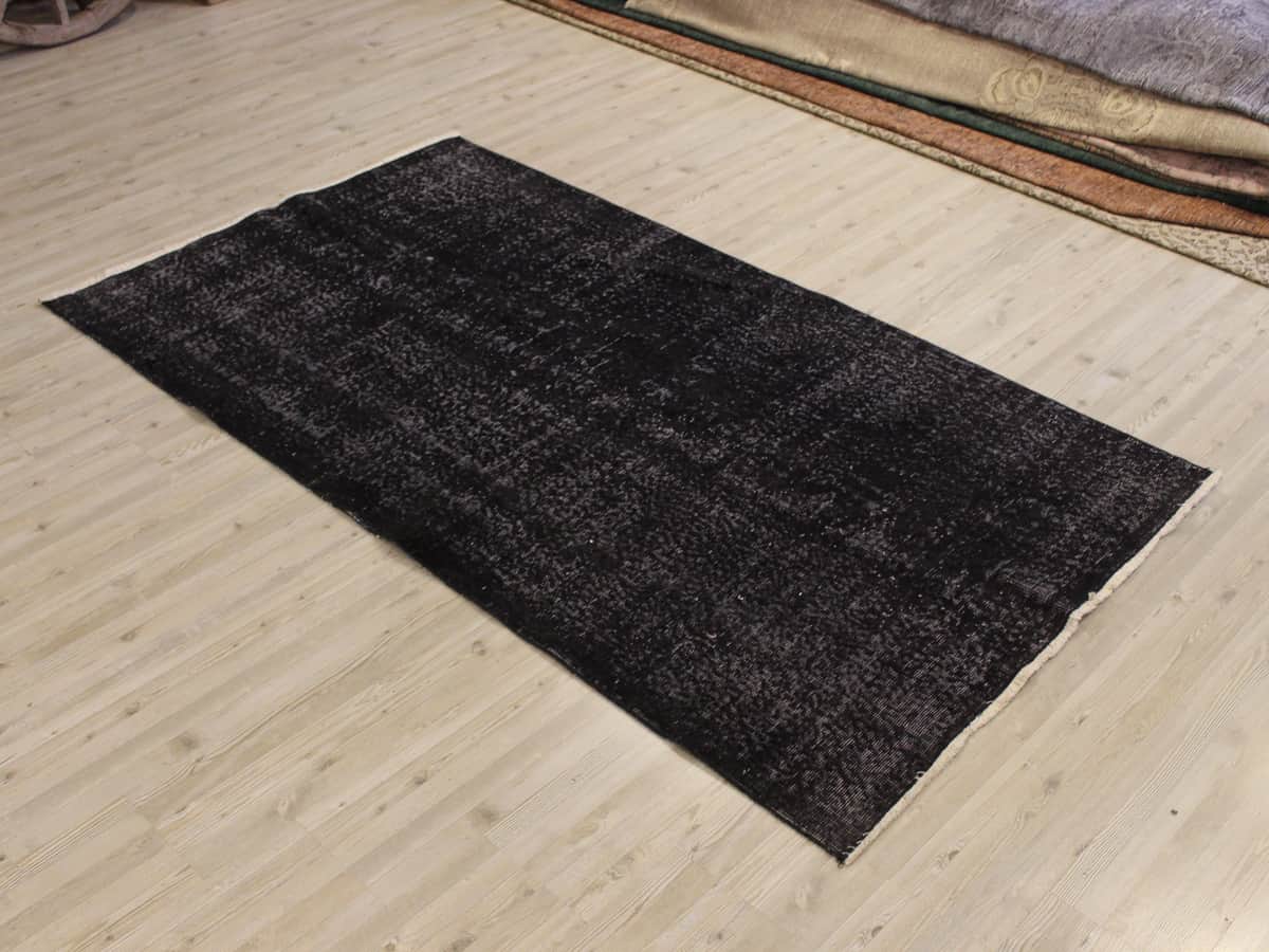 Distressed Vintage Hand-Knotted Rug, vintage rug, Vintage, hand-knotted wool, size 110 × 200 cm, from Yahyalı