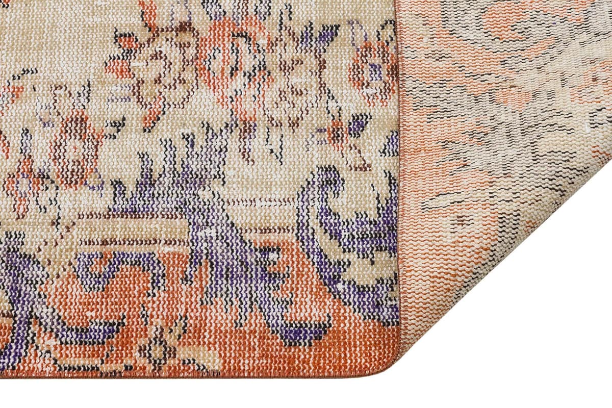 Century-Old Antique-Style Rug — detail view 3, handmade vintage rug
