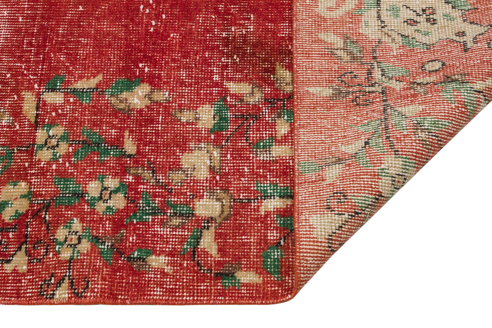 Handwoven Classic Rug — detail view 2, handmade vintage rug