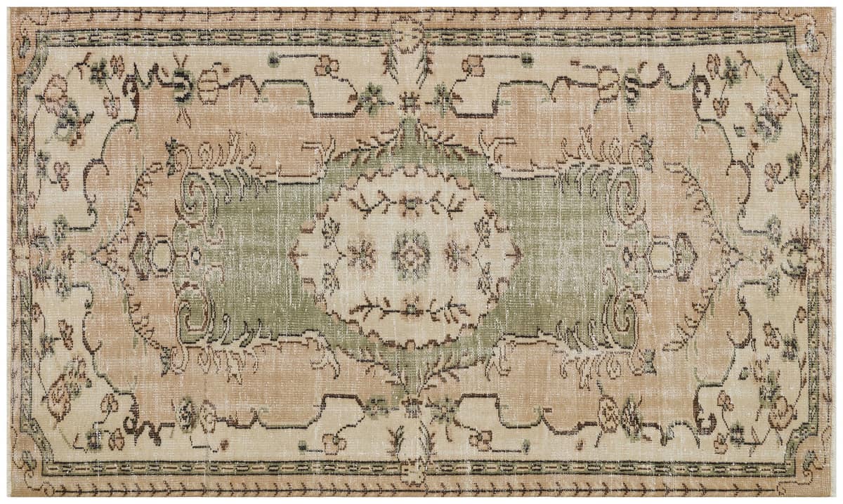 Vintage Wool-Woven Rug — detail view 3, handmade vintage rug