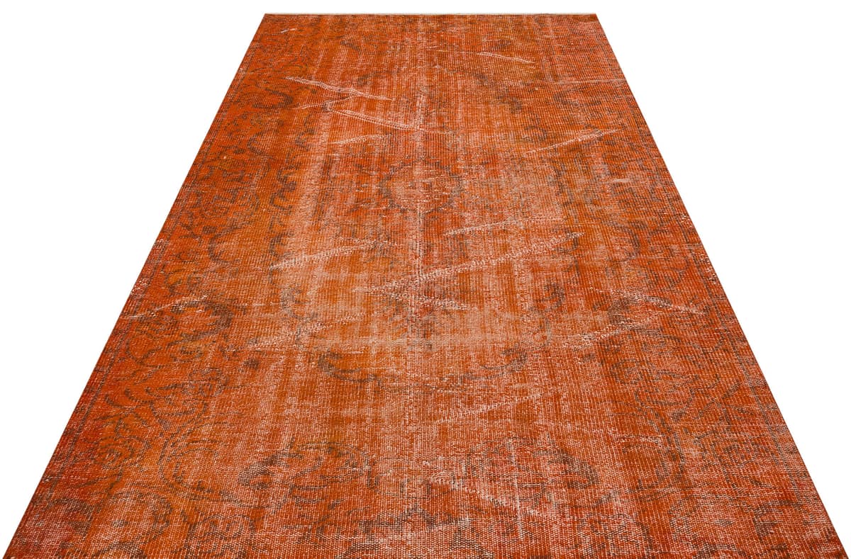 Vintage Distressed Wool Rug, vintage rug, Handmade, hand-knotted silk, size 160 × 254 cm, from Kars